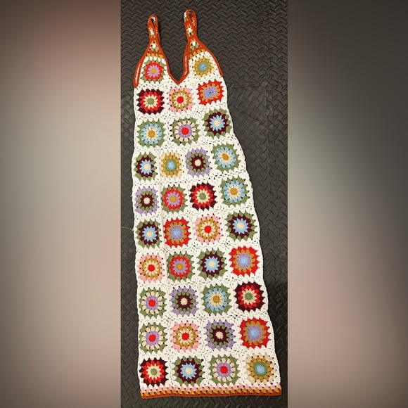 Newly Handmade crochet dress $100 organic cotton size small - Picture 2 of 3